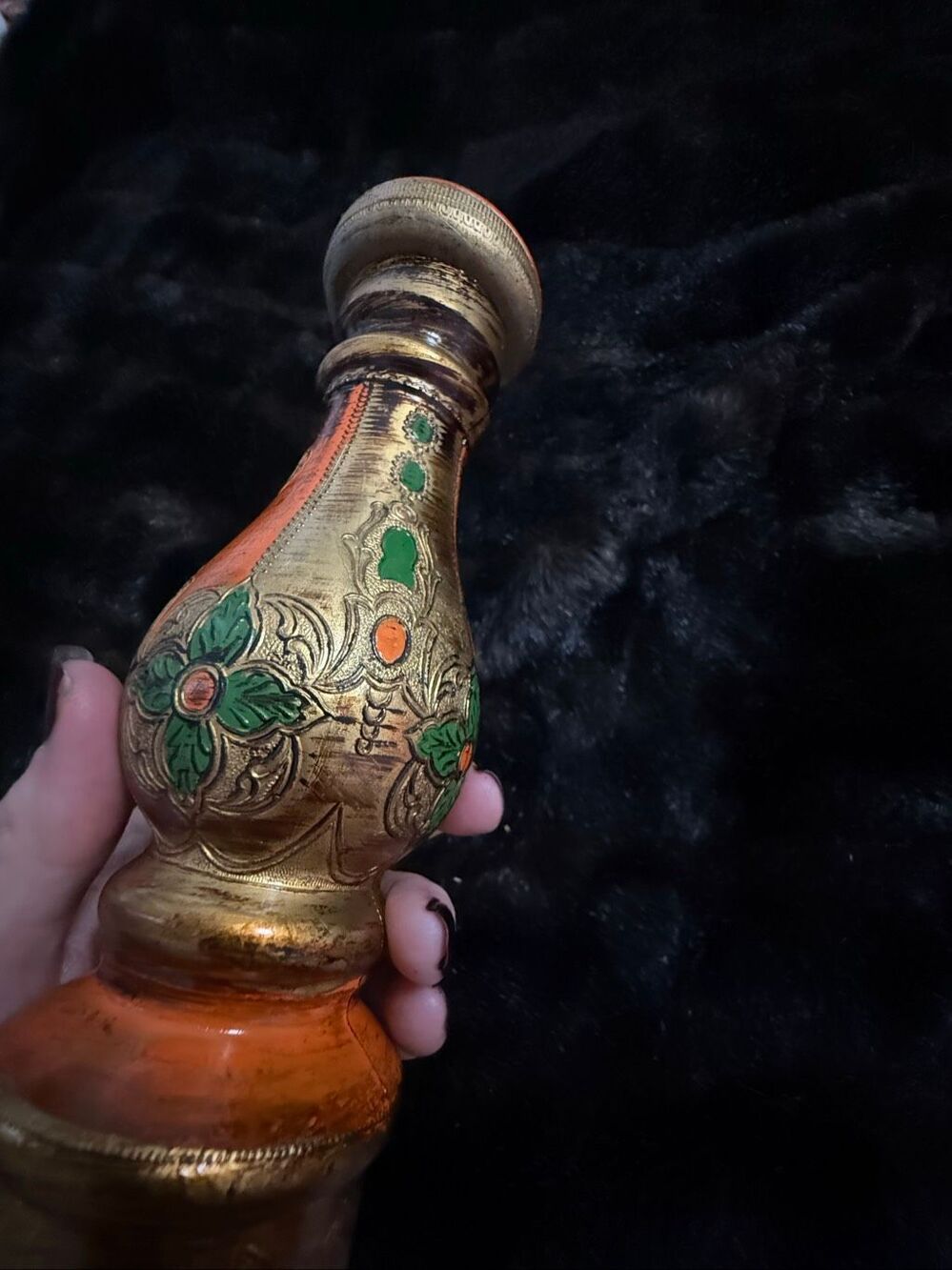 Vintage Italian Florentine Made In ITALY Salt  Shaker Grinder MCm Art deco